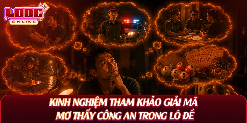 Kinh nghiệm tham khảo giải mã mơ thấy công an trong lô đề
