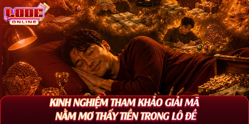Kinh nghiệm tham khảo giải mã nằm mơ thấy tiền trong lô đề