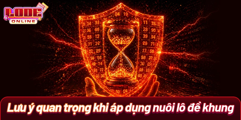 Lưu ý quan trọng khi áp dụng nuôi lô đề khung