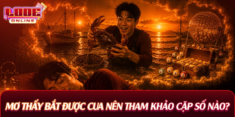 Mơ thấy bắt được cua nên tham khảo cặp số nào?