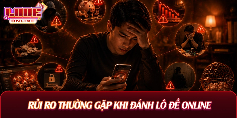Rủi ro thường gặp khi đánh lô đề online